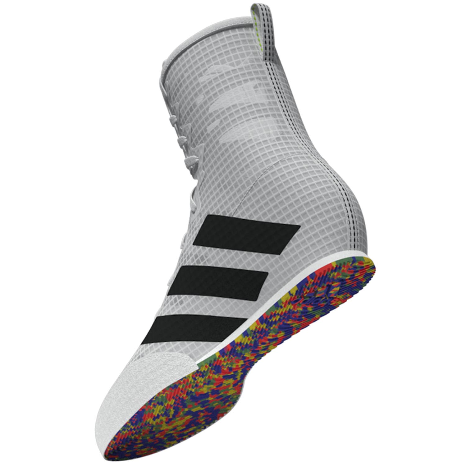 adidas Boxing Shoes, Box Hog 4, white-black, 40 ⅔ (UK 7)