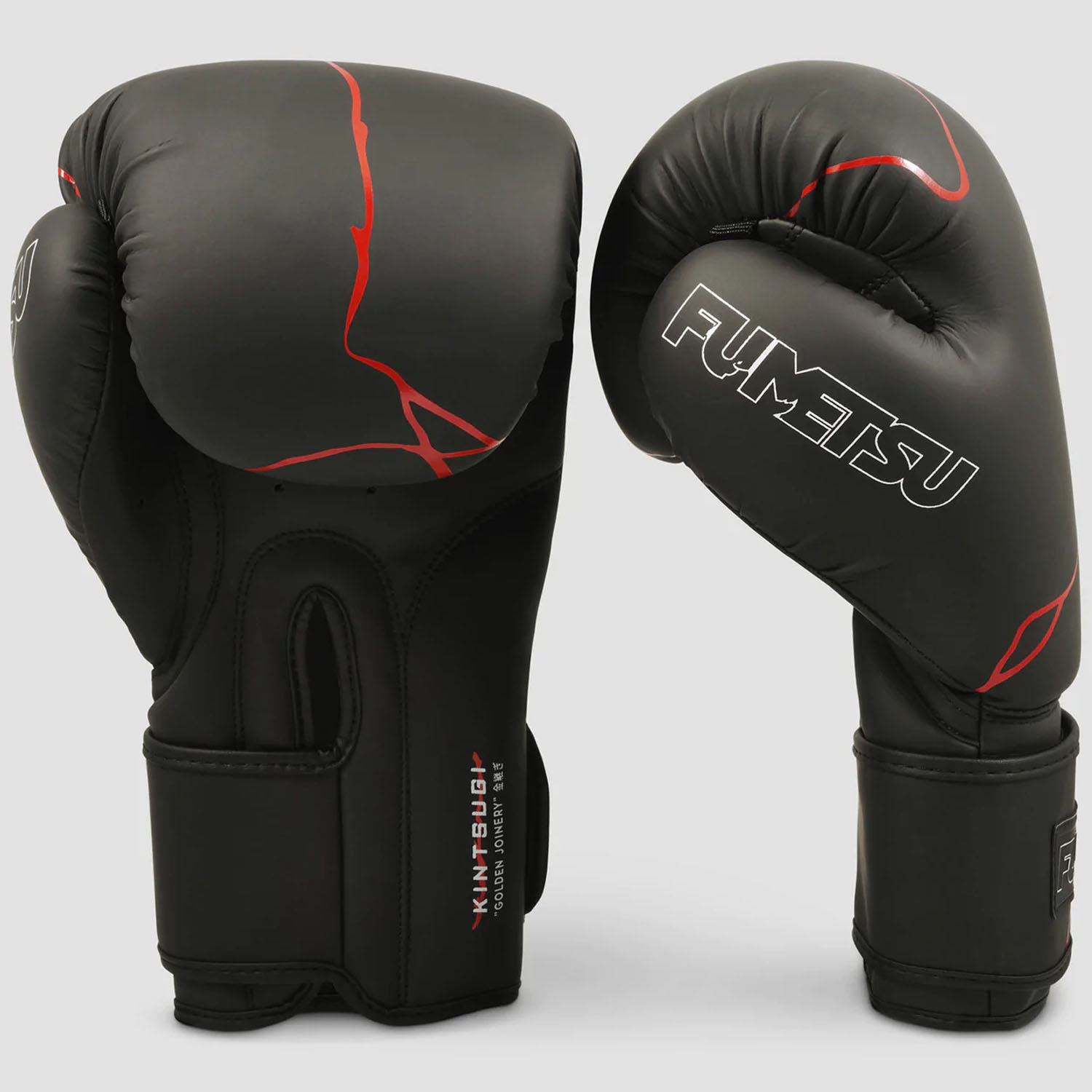 Fumetsu Boxhandschuhe, Kintsugi, schwarz-rot, 12 Oz
