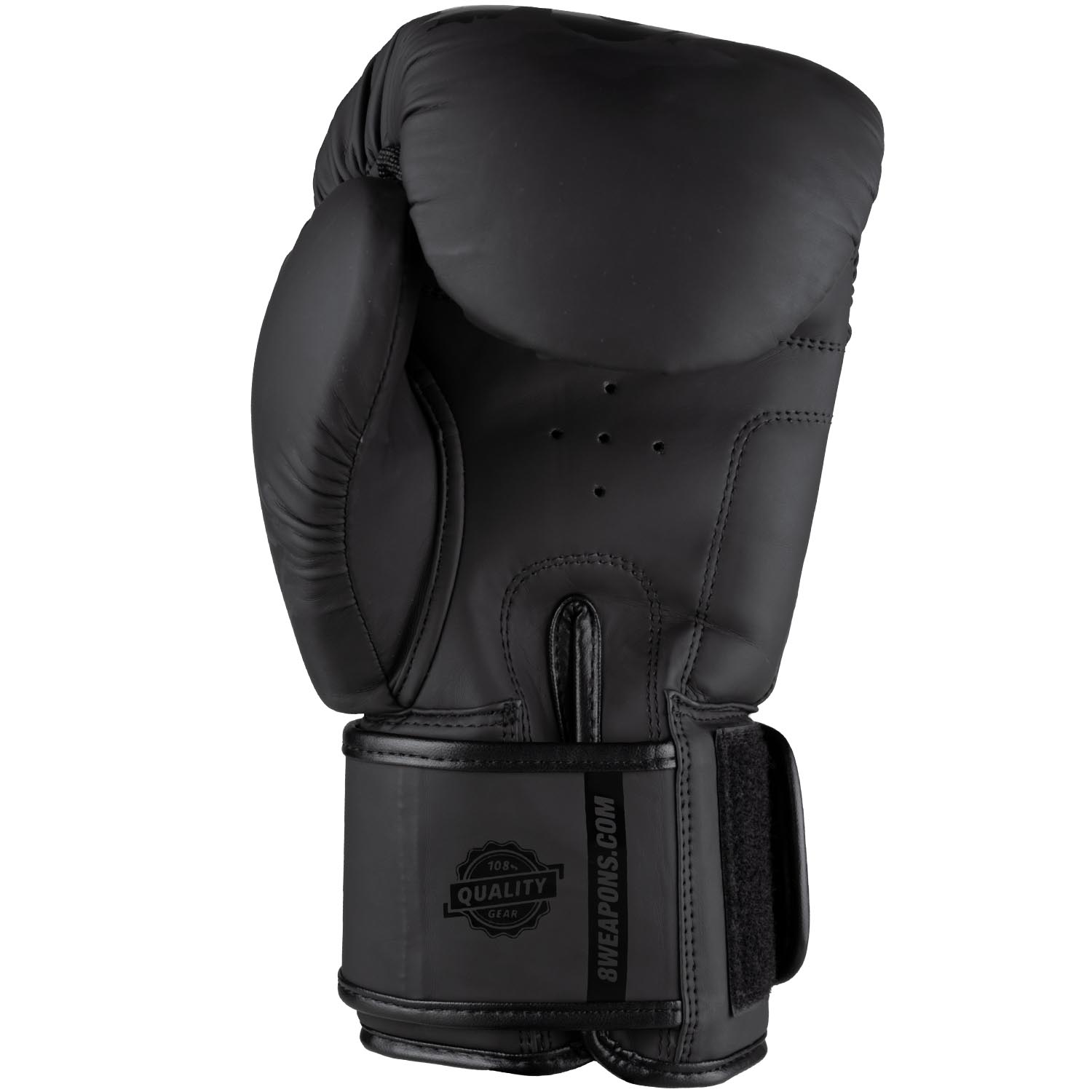 8 WEAPONS Boxhandschuhe, Unlimited 2.0, schwarz-matt, 16 Oz