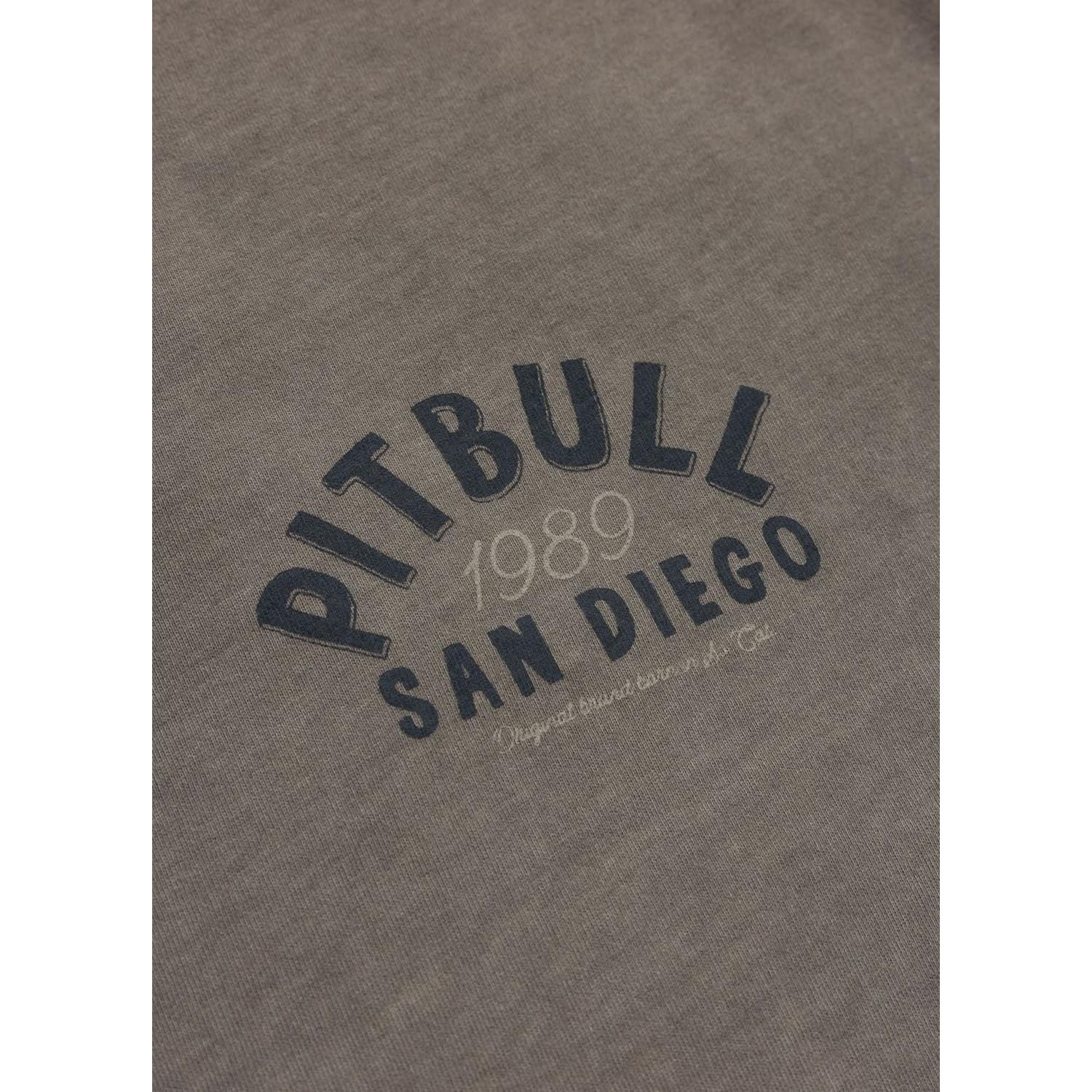 Pit Bull West Coast T-Shirt, USA Cal, brown