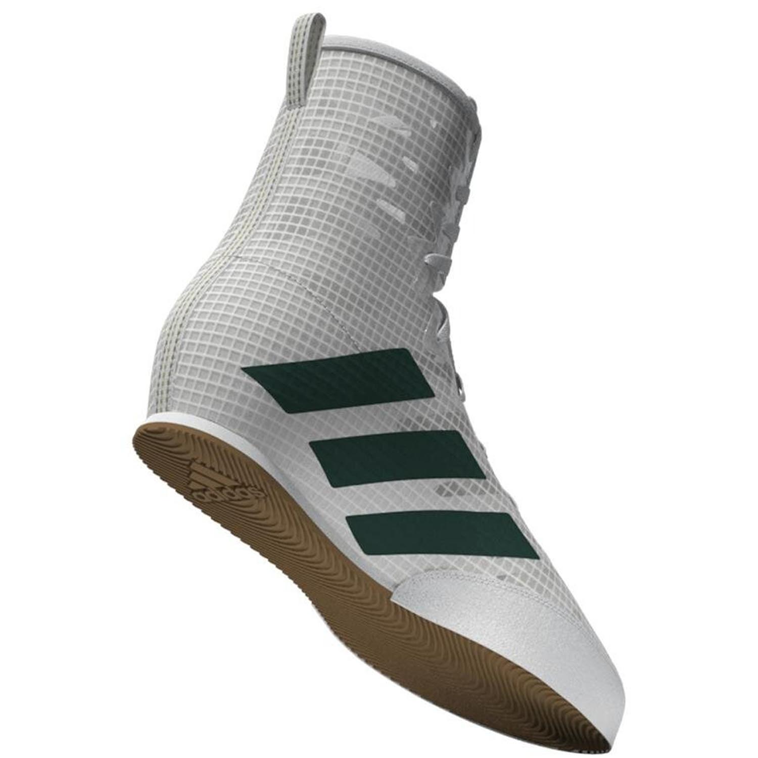 adidas Boxing Shoes, Box Hog 4, white-green, 47 ⅓ (UK 12)