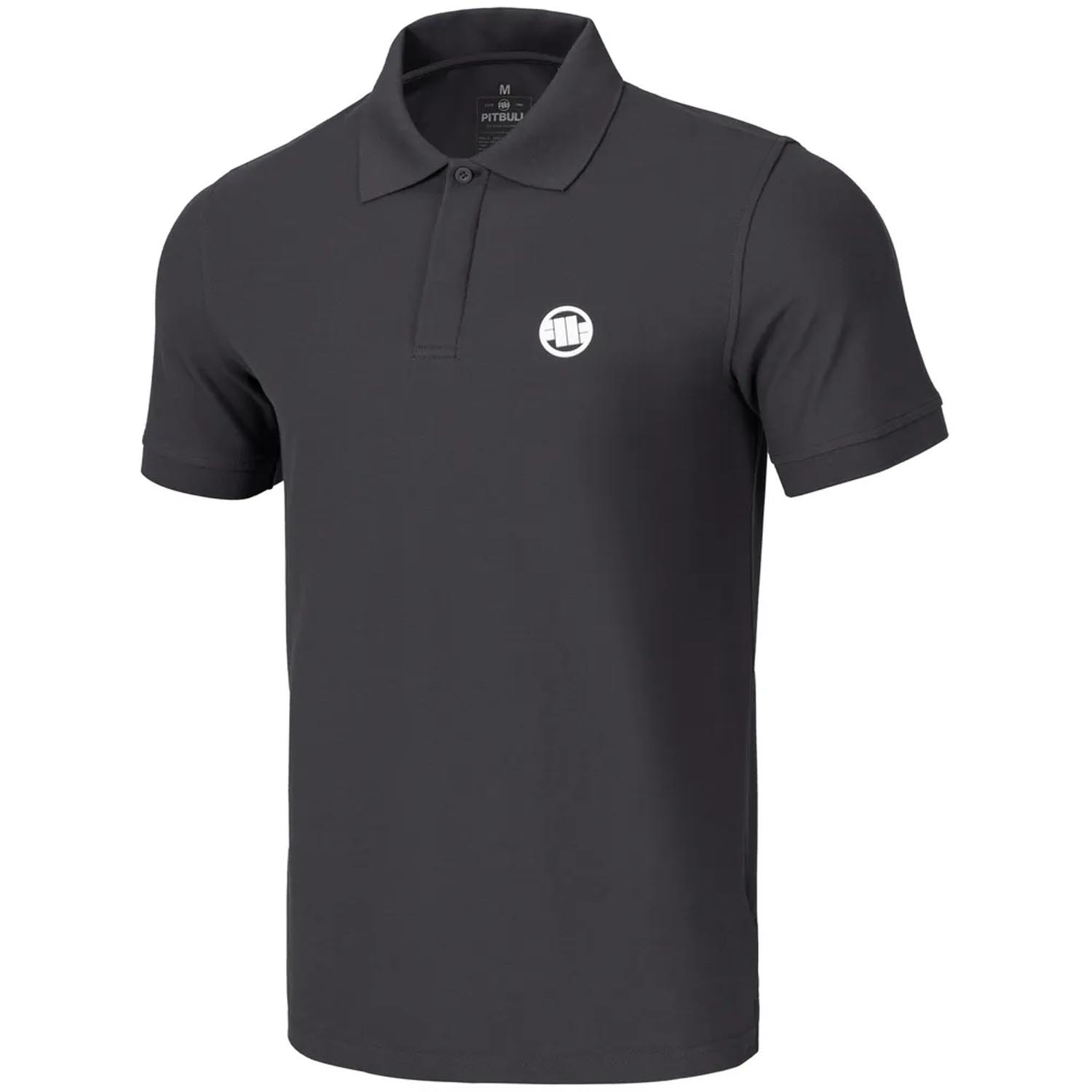 Pit Bull West Coast Polo T-Shirt, Coolmax Rockey, black 
