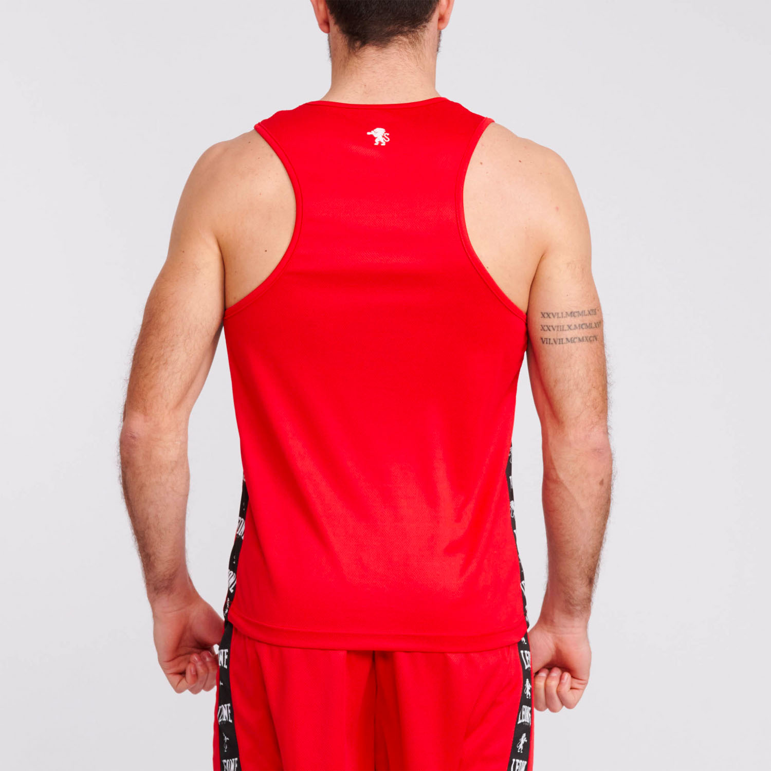 LEONE Boxing Top, Singlet, Ambassador, AB218, rot, L