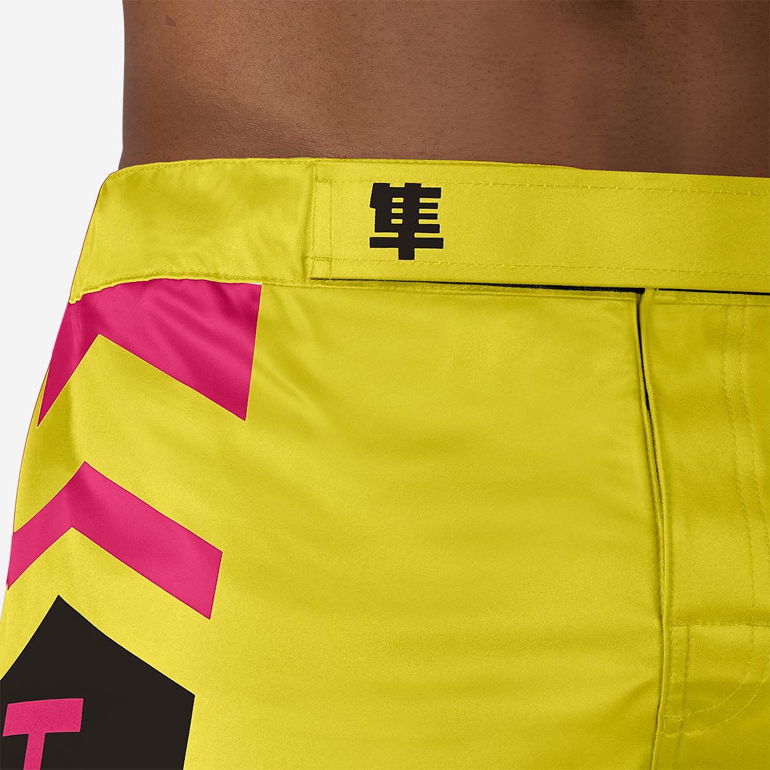 Hayabusa MMA Fight Shorts, Icon, gelb-blau, L