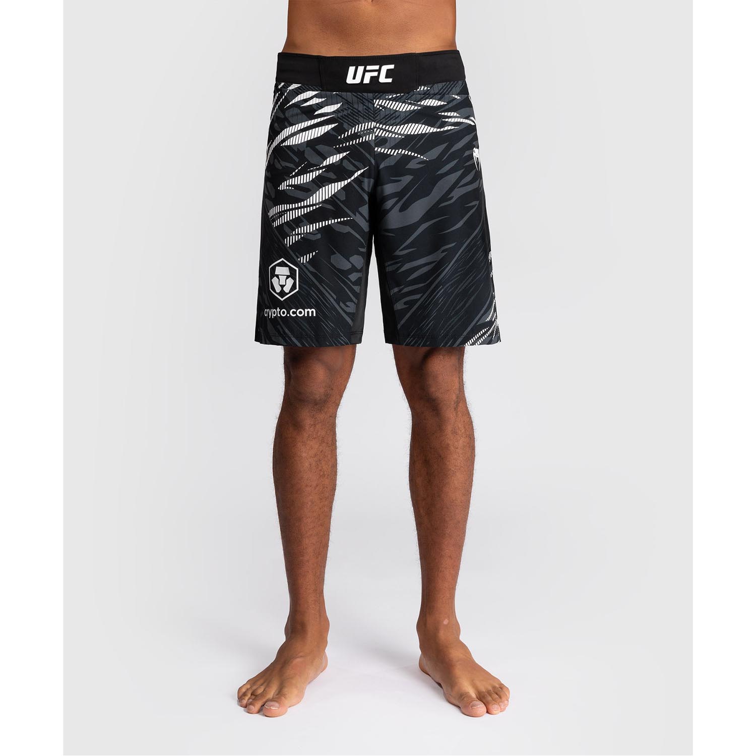 VENUM MMA Fight Shorts, UFC Fusion Authentic Fight Night, Long Fit, schwarz-weiß, XXL