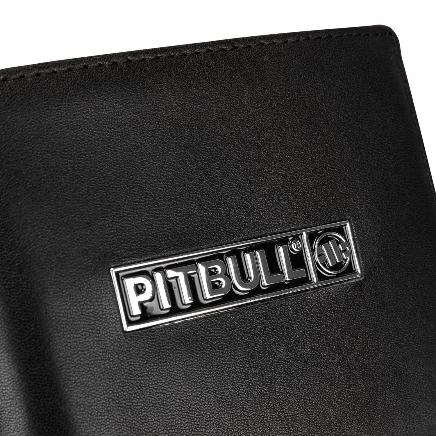 Pit Bull West Coast Portemonnaie, Brant, Leder, schwarz