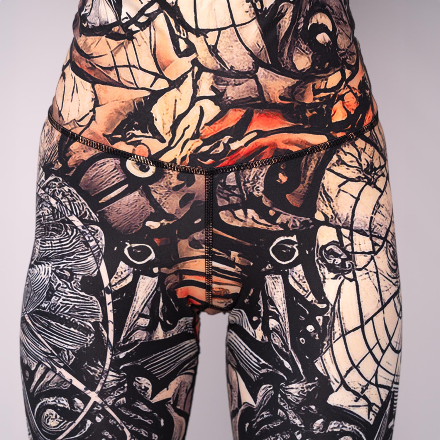 Anarchy Apparel Compression Leggings, Lunatique, M