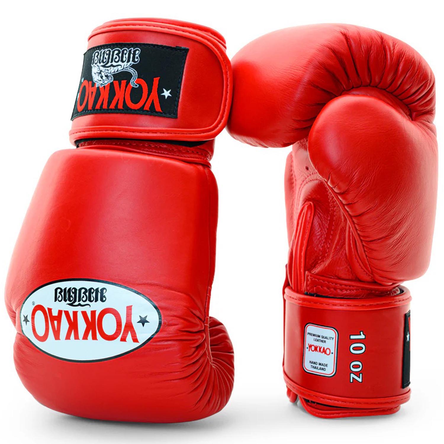 YOKKAO Boxing Gloves, Matrix, red, 16 Oz