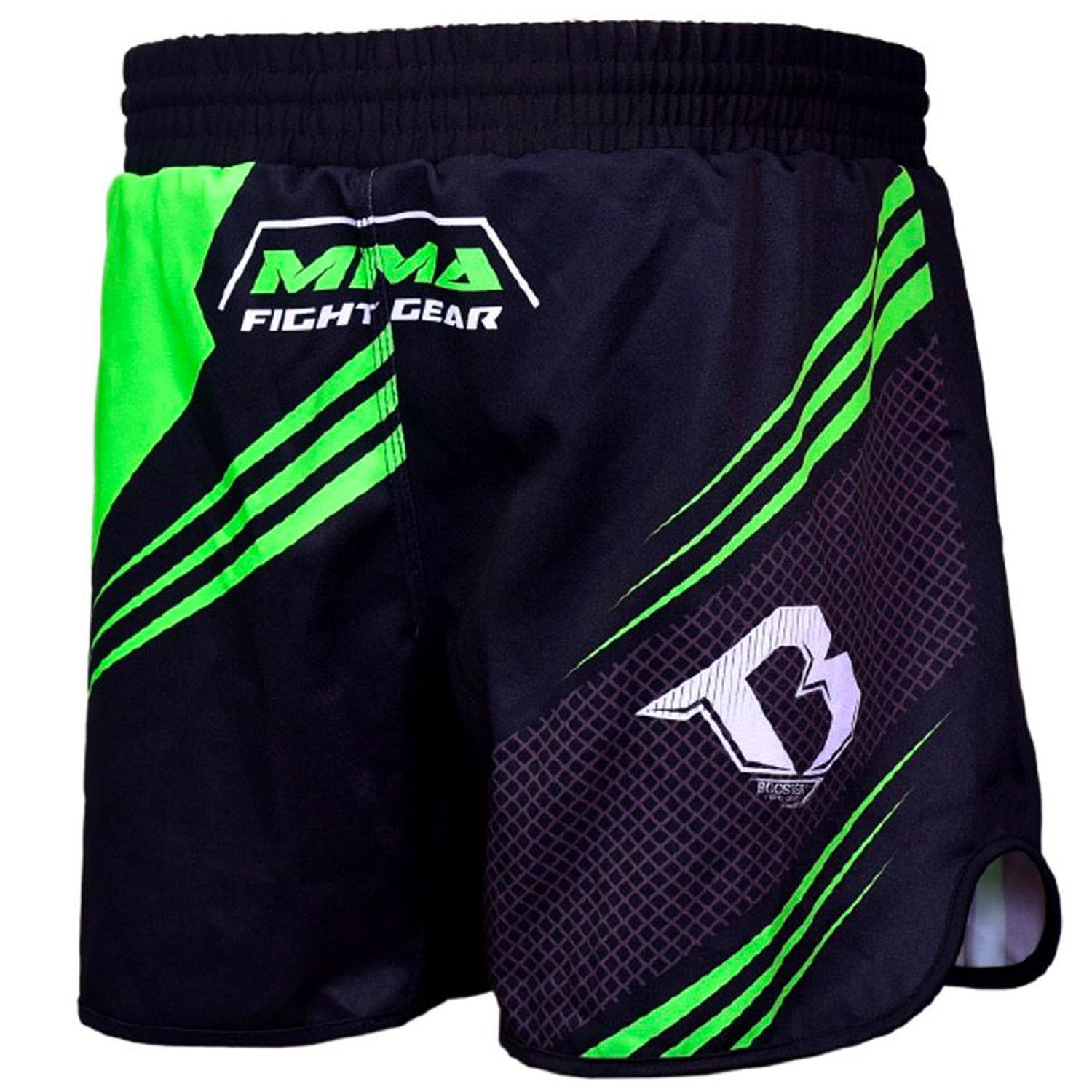 Booster MMA Fight Shorts, Xplosion 3, black-green, S