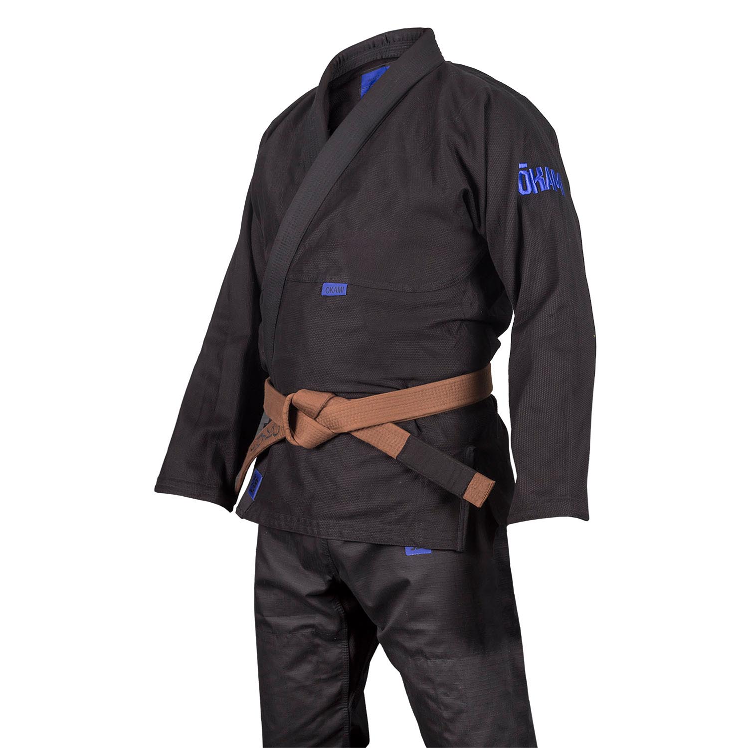 OKAMI BJJ GI, Hajimari, black, A4