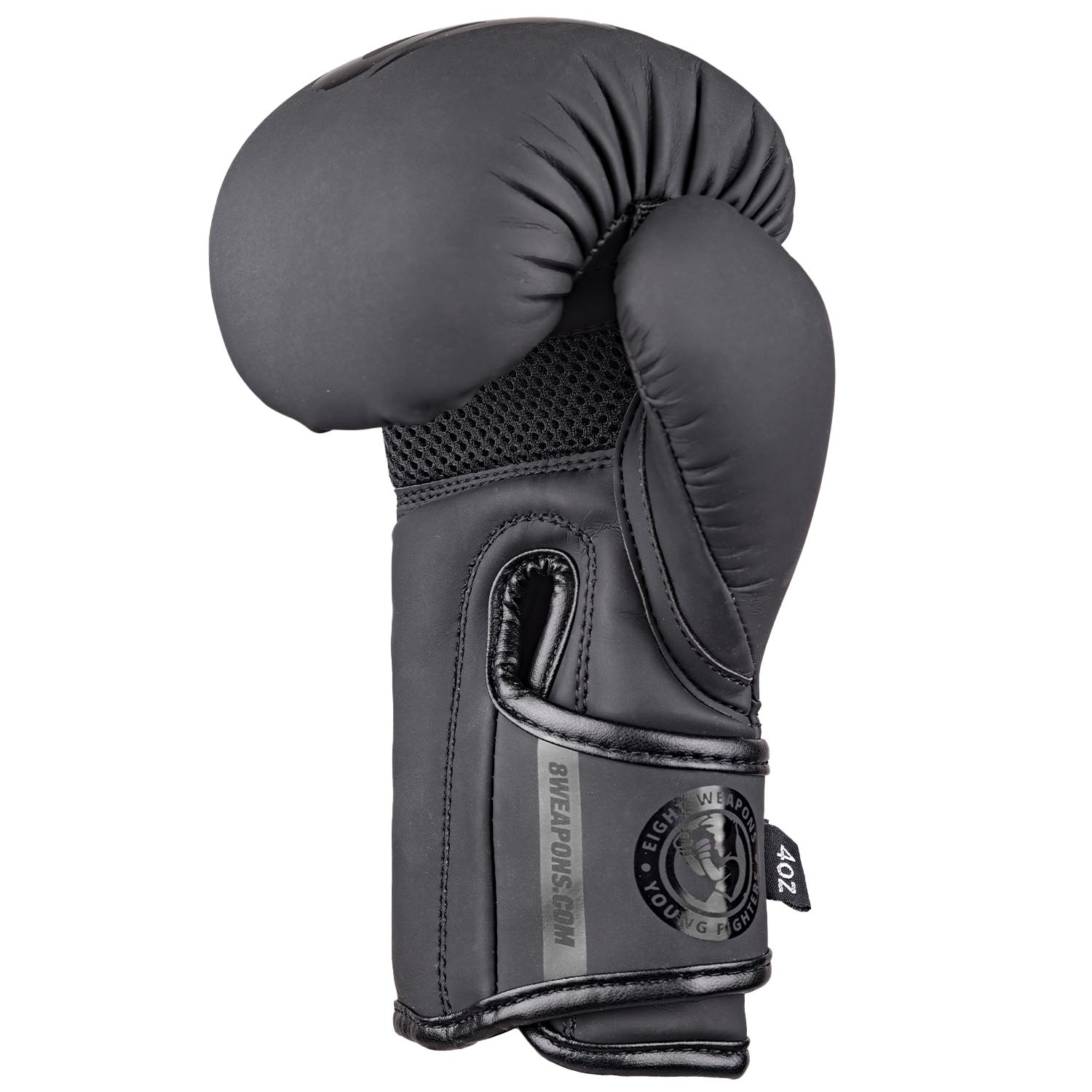 8 WEAPONS Boxing Gloves, Kids, Unlimited 2.0, black-black, 8 Oz