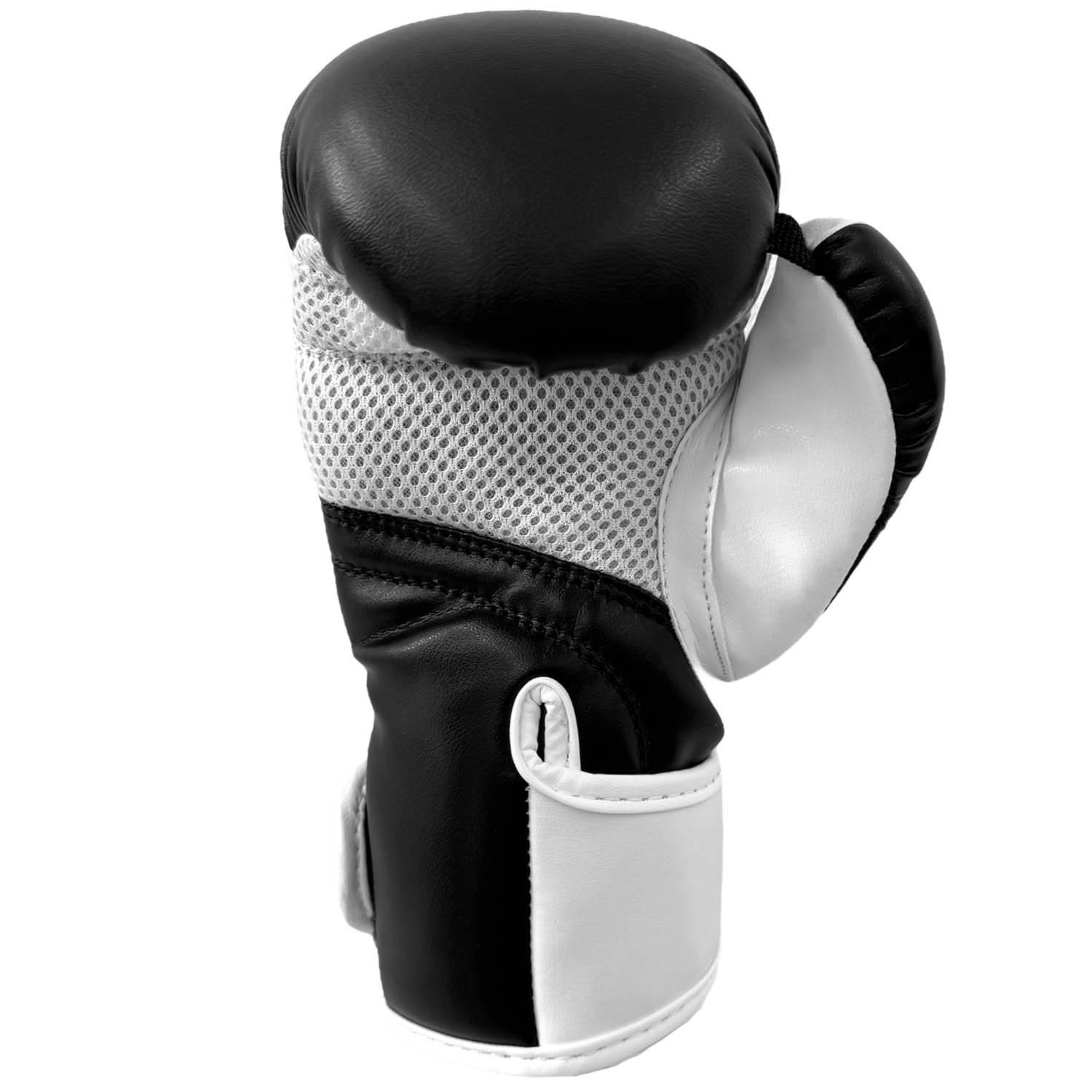 PX Boxing Gloves, Kinder, black-white, 6 Oz