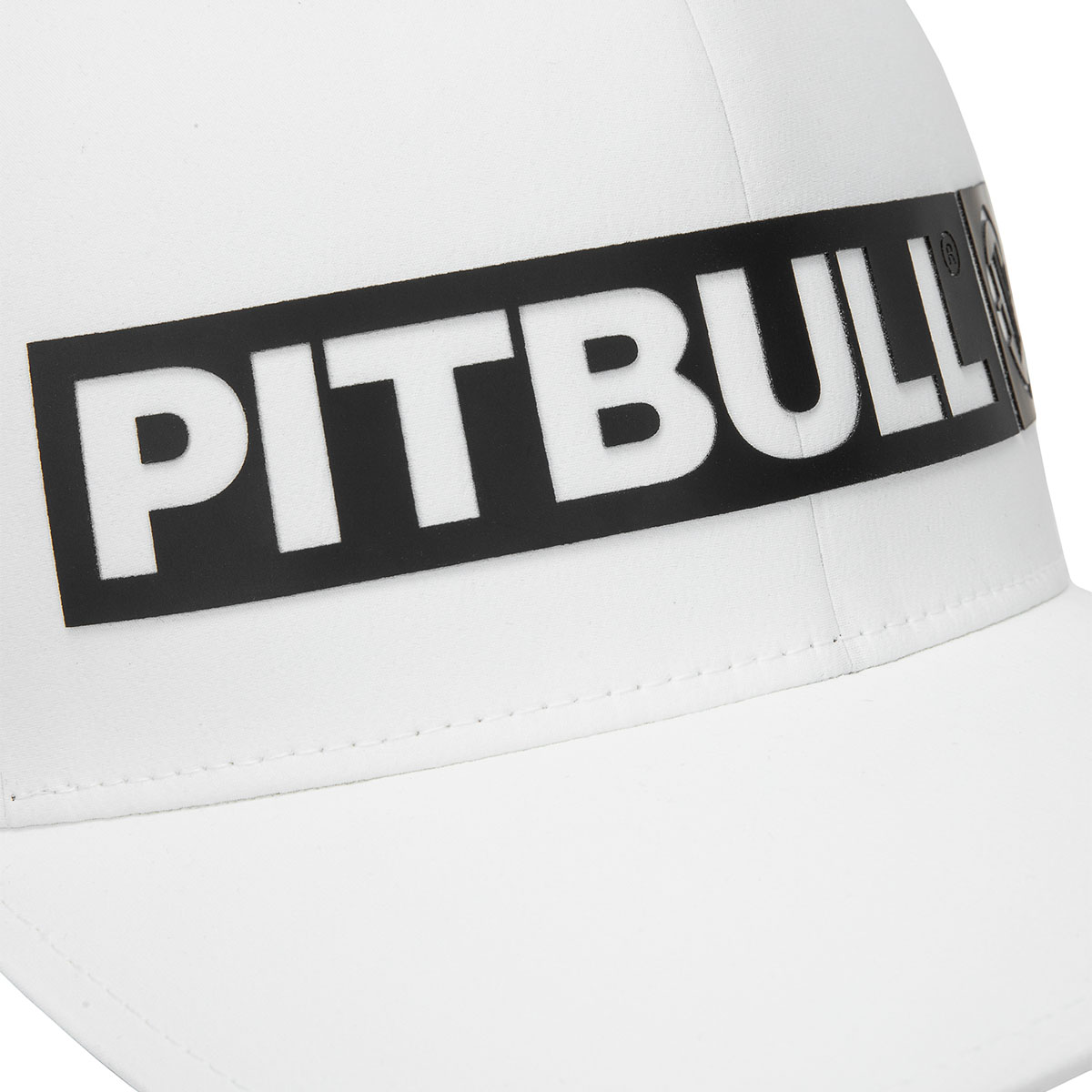Pit Bull West Coast Cap, Stretch Fitted Hilltop, white