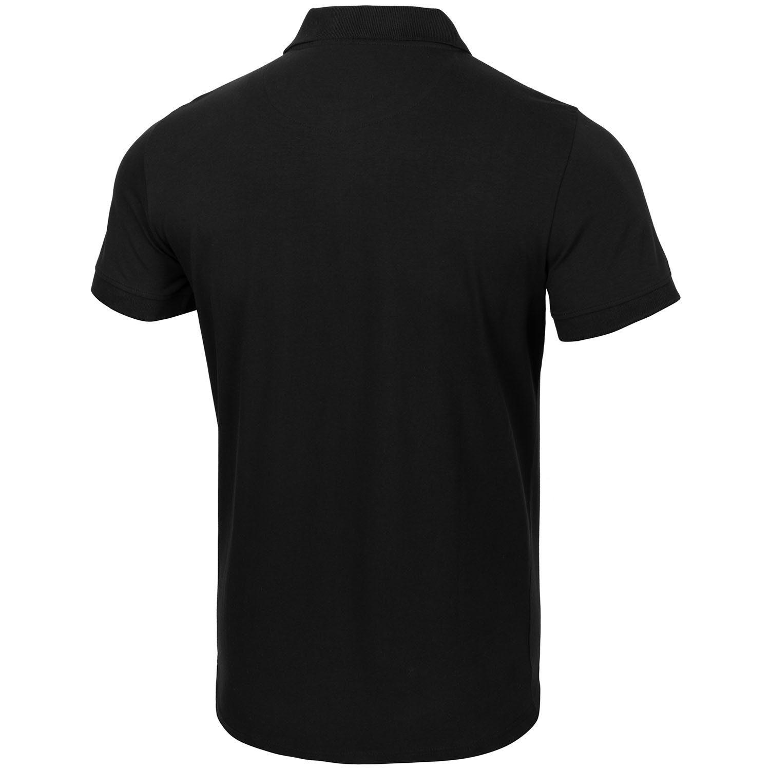 Pit Bull West Coast Polo Shirt, Small Logo, Slim Fit, black, XXXL