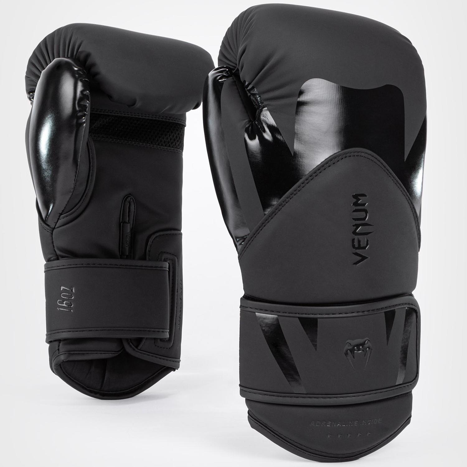 VENUM Boxing Gloves, Challenger 4.0, black-black, 10 Oz