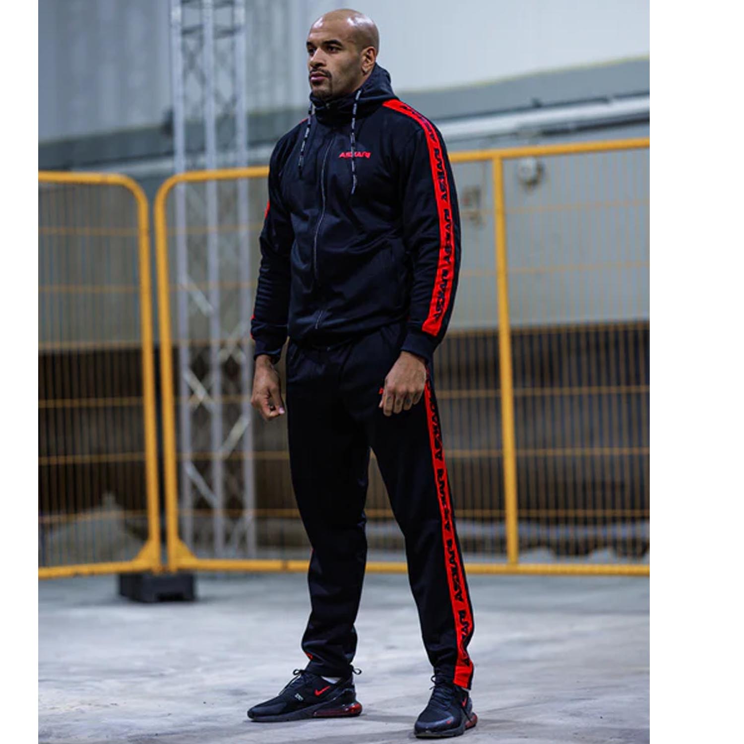 ASKARI Tracksuit, Makarov, black-red, M