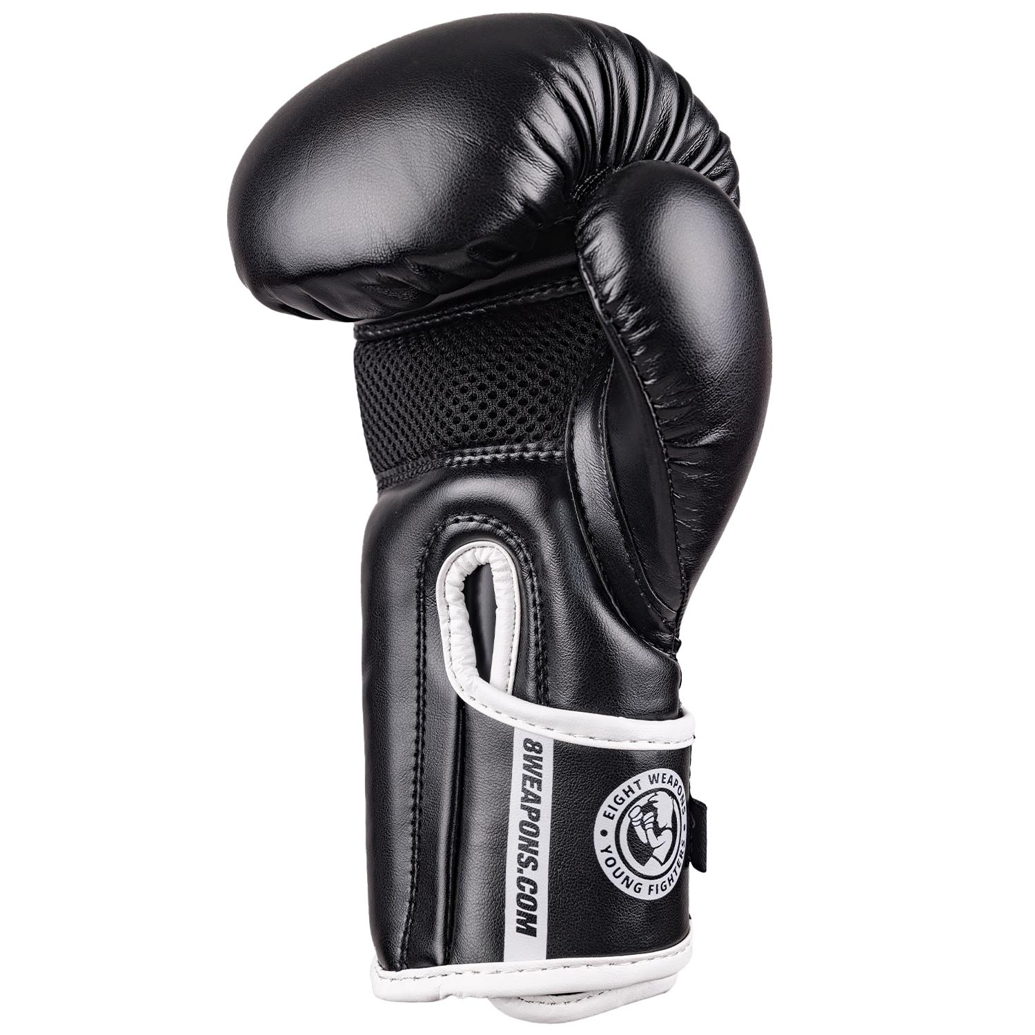 8 WEAPONS Boxing Gloves, Kids, Unlimited 2.0, black-white, 8 Oz