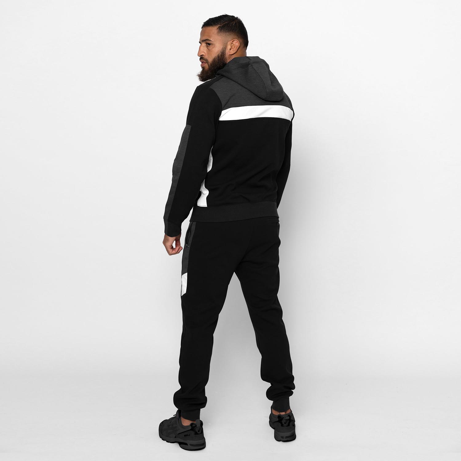 Wicked One Jogginganzug, Draft, grau-schwarz, S
