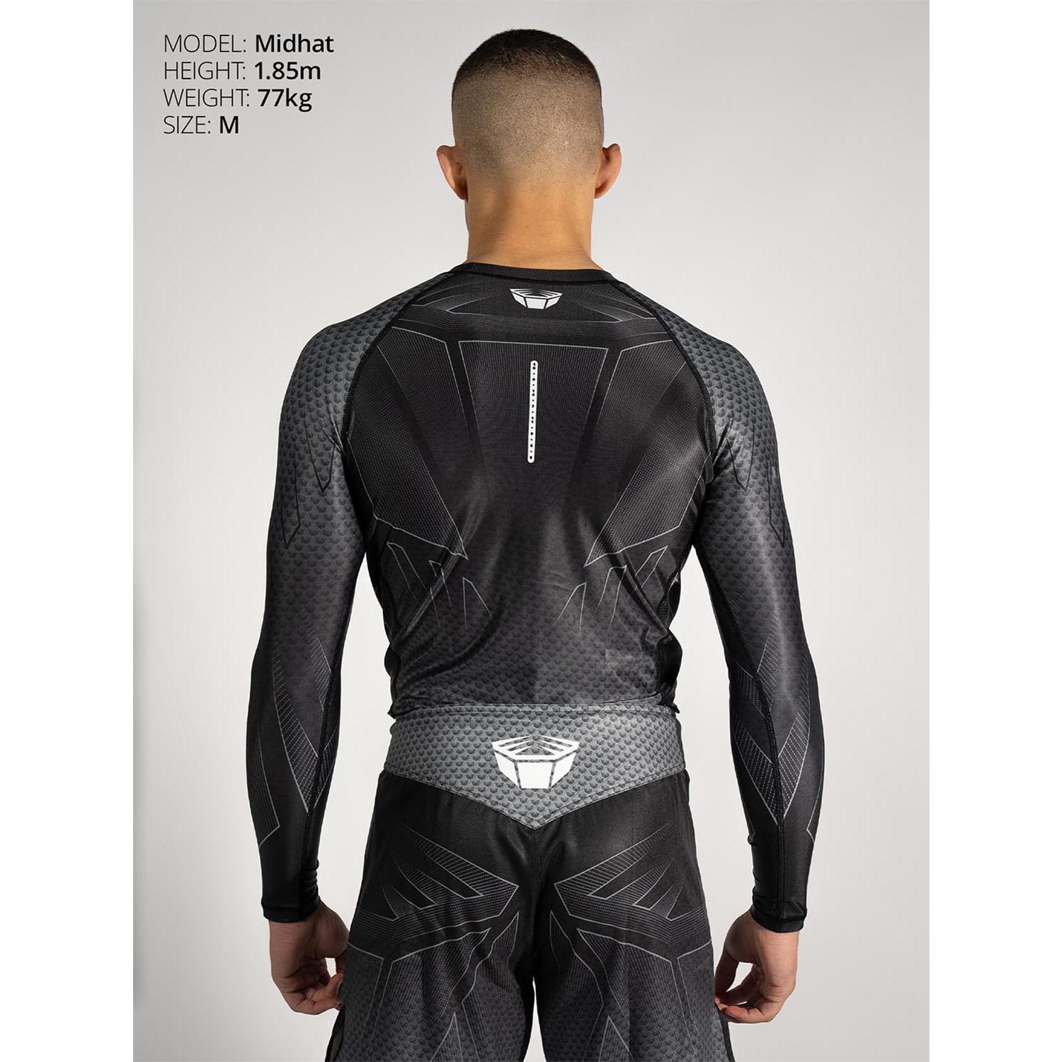 RINGLIFE Rashguard, L/S - Octaring 2.0 schwarz-grau L