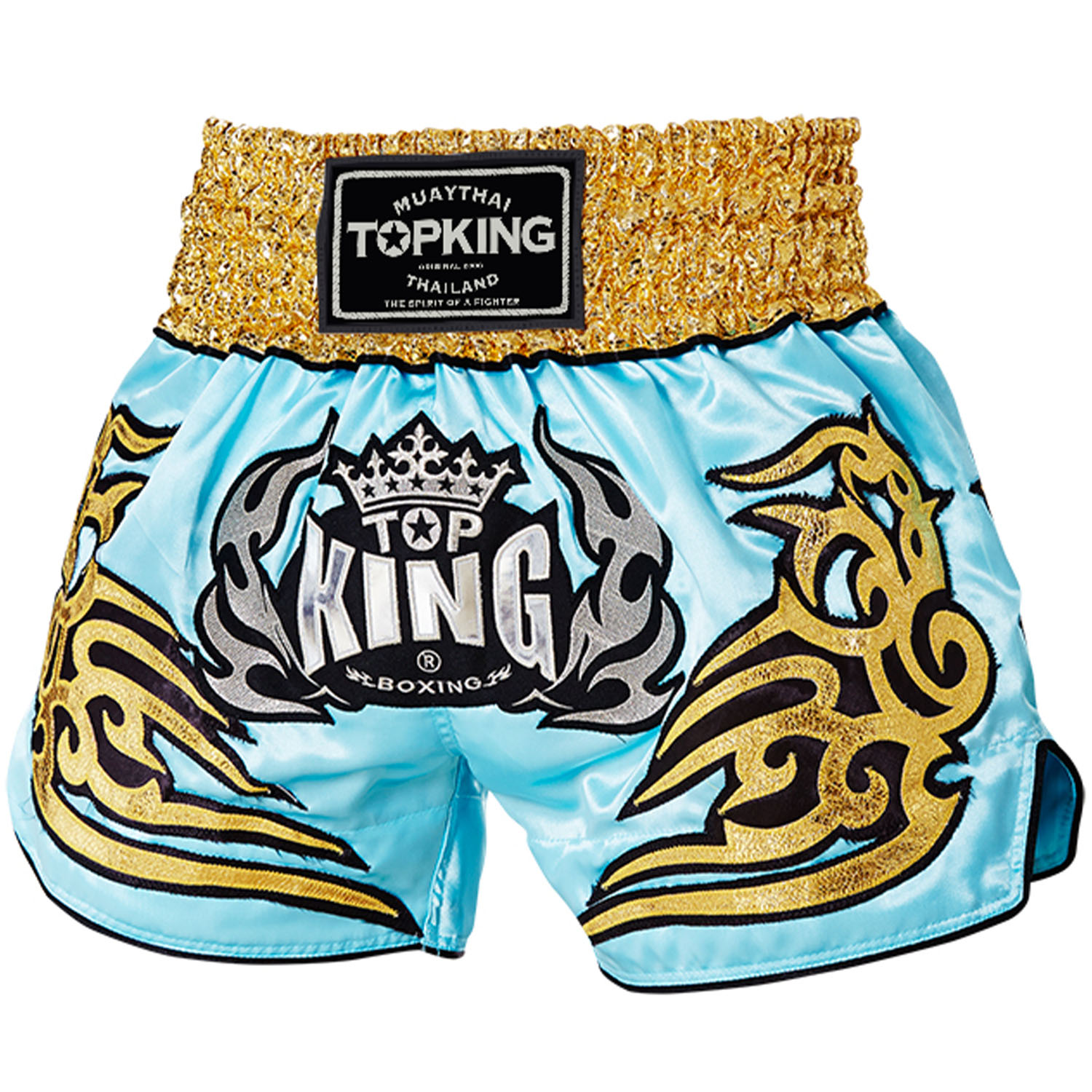 TOP KING BOXING Muay Thai Shorts, TKTBS 119, blue, S