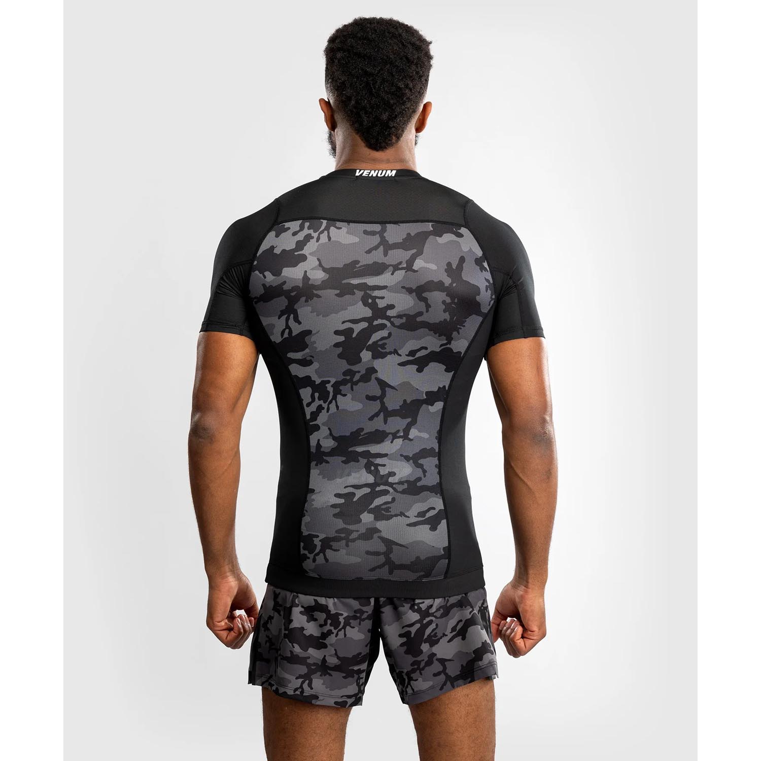 VENUM Rashguards, S/S, Polaris, black-grey, XXL