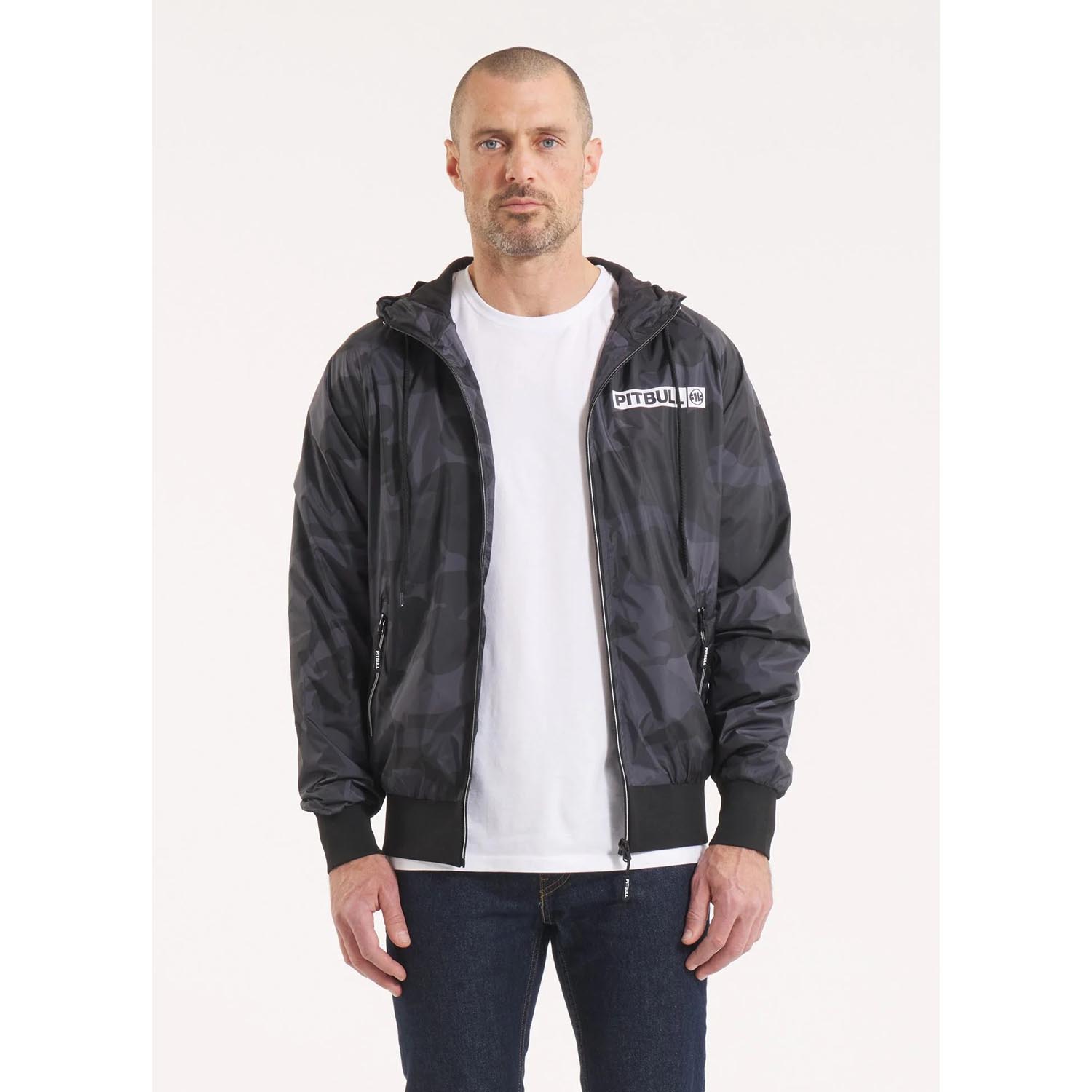 Pit Bull West Coast Jacket, Athletic, black-camo, XXXL