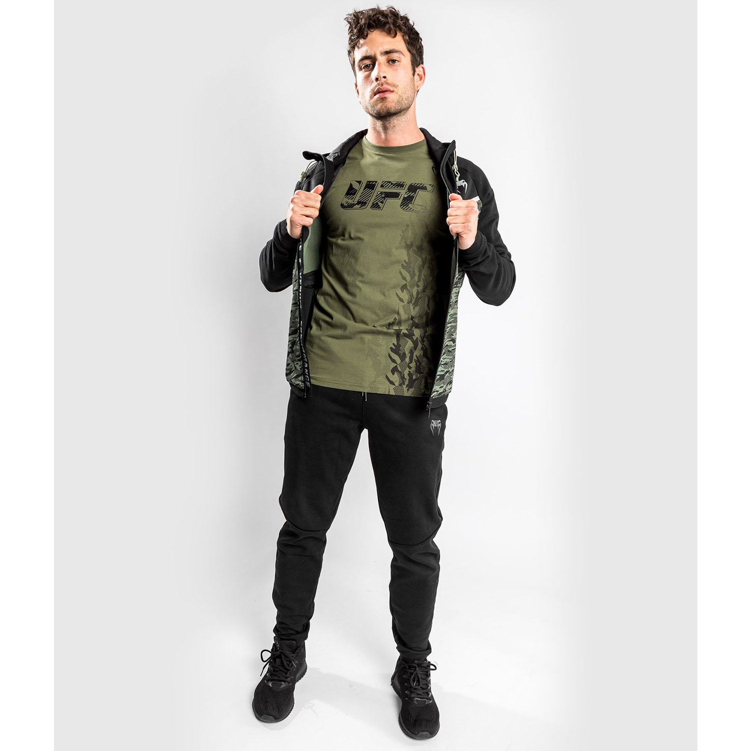 VENUM Zip Hoody, Laser Evo 2.0, khaki-camo, S