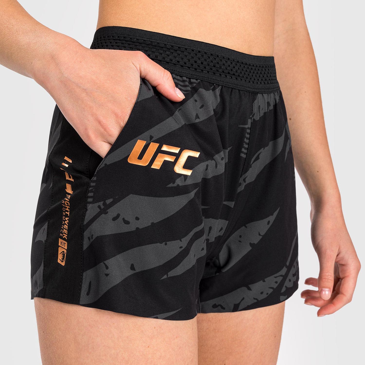 VENUM Training Shorts, Damen, UFC Fight Week, Adrenaline, urban camo, XS