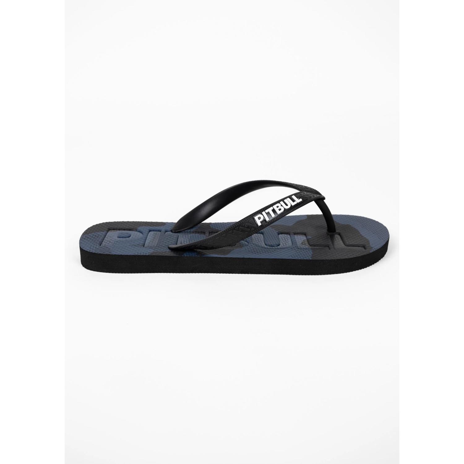 Pit Bull West Coast Flip Flops, Pitbull, blue-black-camo, 46