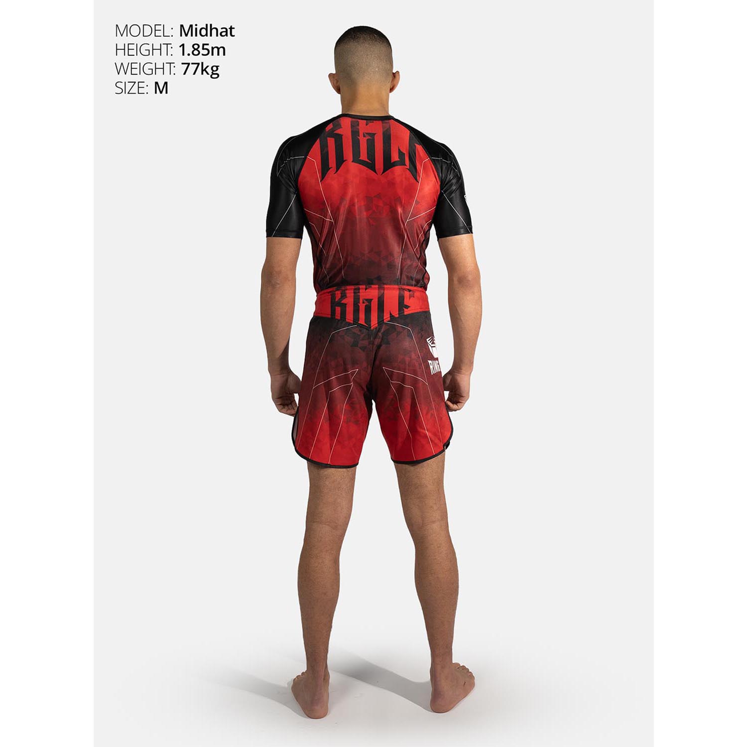 RINGLIFE Rashguard S/S - Transition black-red M
