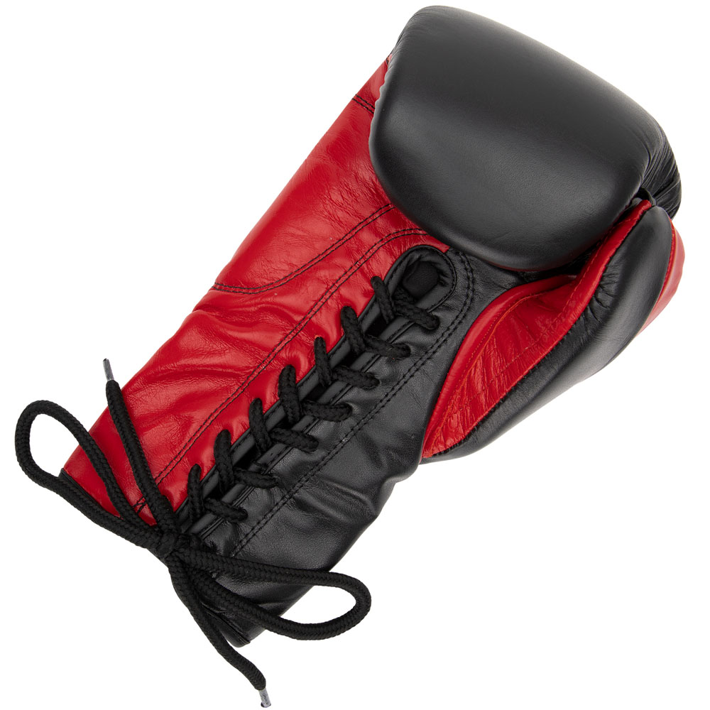 BENLEE Wettkampf Boxhandschuhe, Typhoon, schwarz-rot, 10 Oz