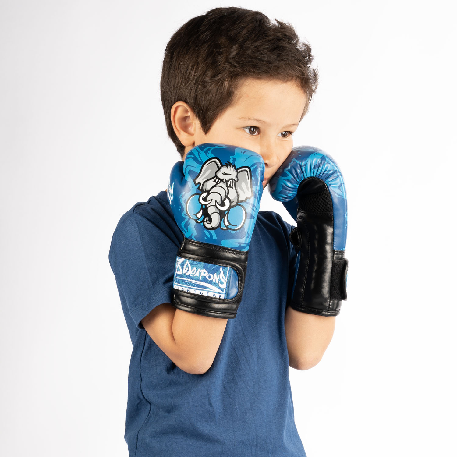 8 WEAPONS Boxhandschuhe, Kinder, Jipe, blau, 6 Oz