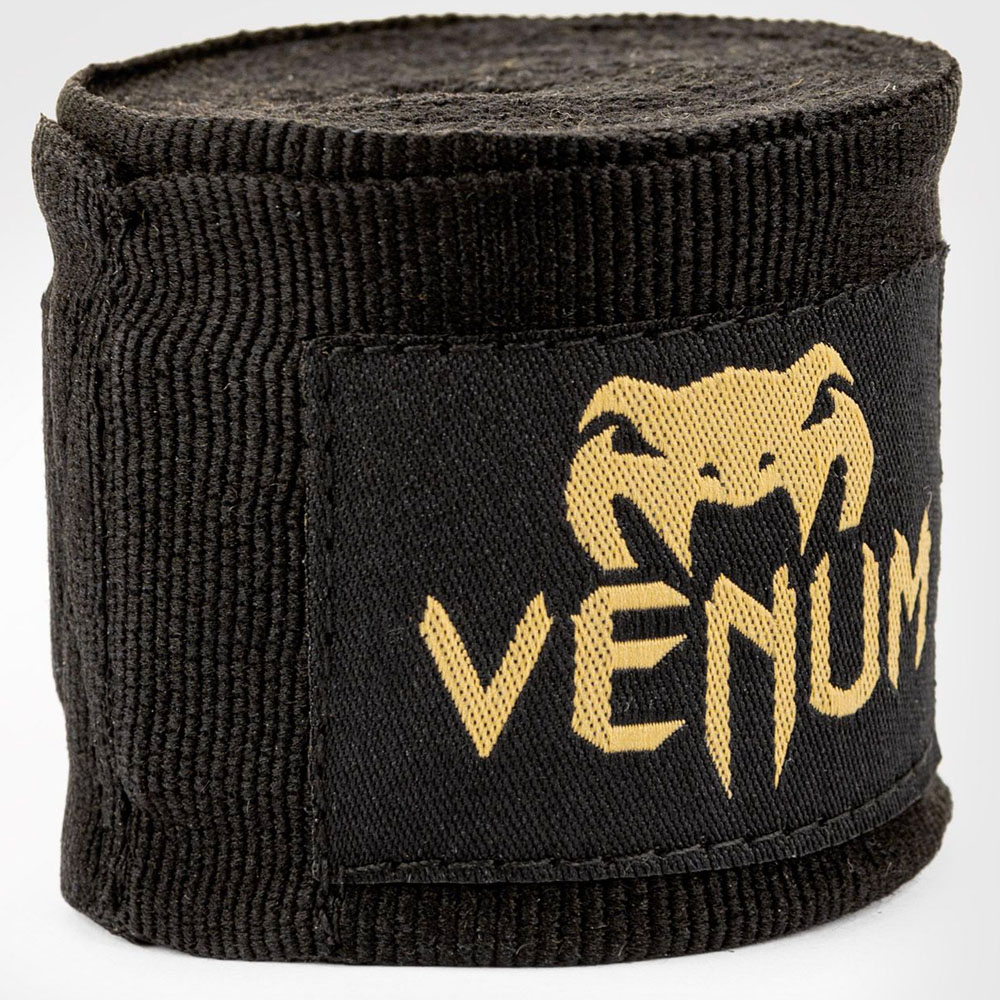 VENUM Hand Wraps, Kontact 4 m, black-gold