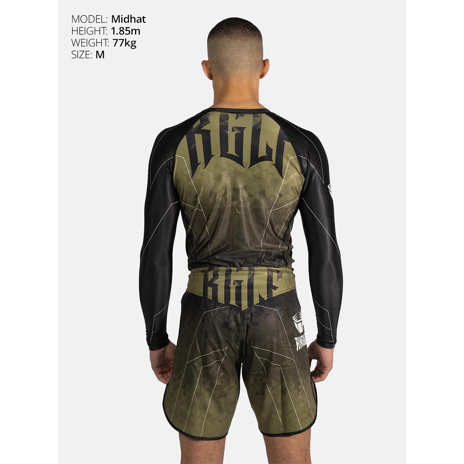 RINGLIFE Rashguard, L/S - Transition schwarz-grün M