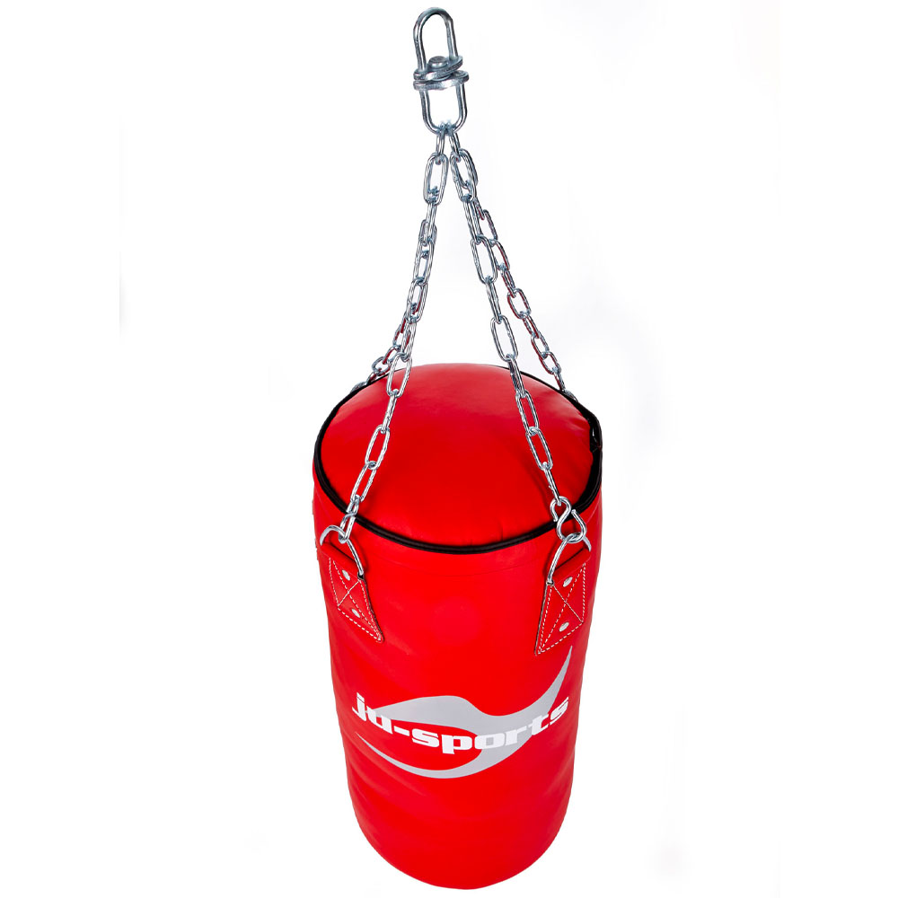 Ju-Sports Boxing Bag, Training Pro, Synthetic Leather, 20 kg, 70 cm, red
