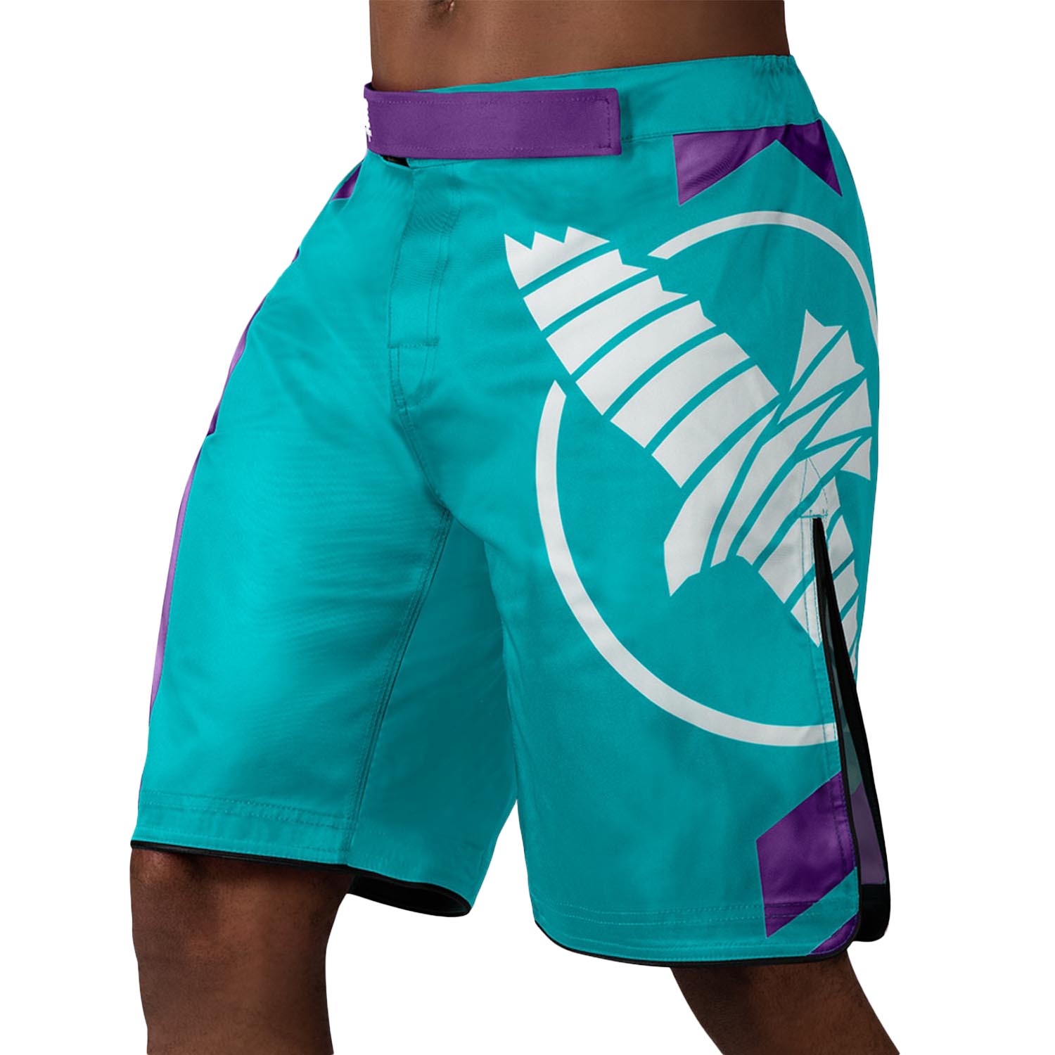 Hayabusa MMA Fight Shorts, Icon, türkis-lila, XXL
