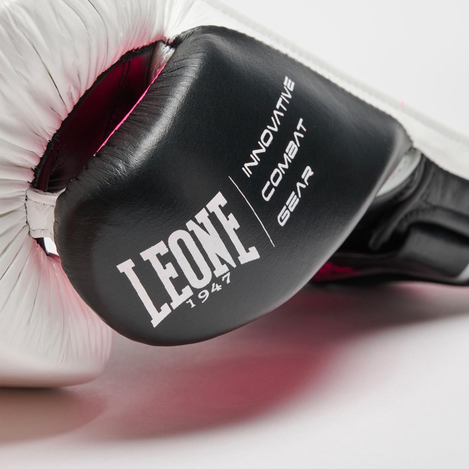 LEONE Boxing Gloves, Revo Fluo, GN110F, white, 12 Oz