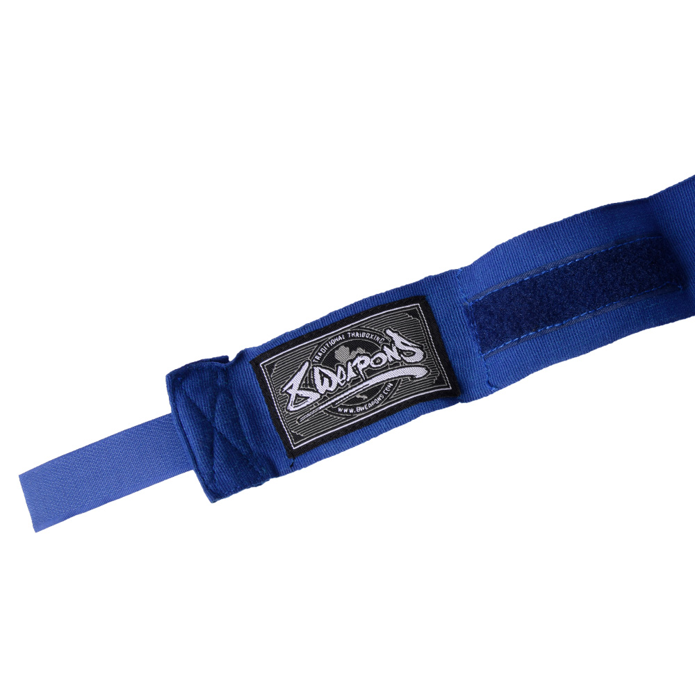 8 WEAPONS Hand Wraps, semi-elastic, 5 m, blue