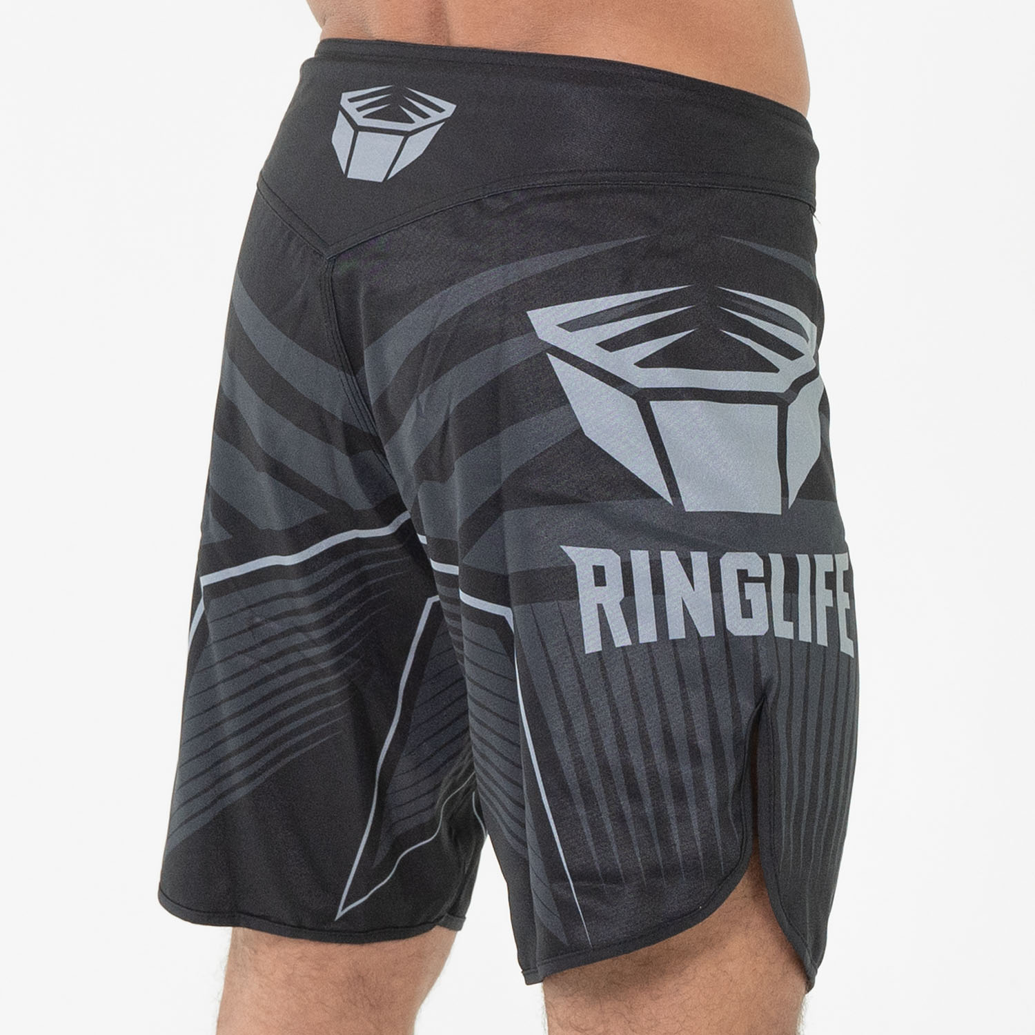RINGLIFE MMA Shorts - Octaring schwarz-grau XS