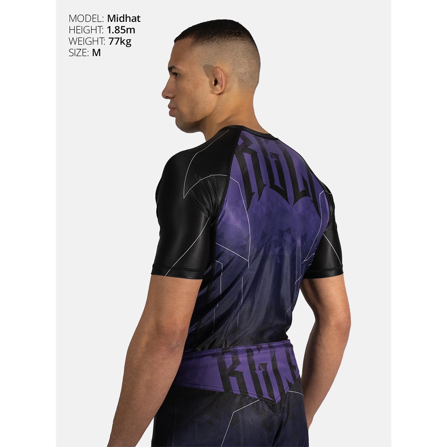 RINGLIFE Rashguard S/S - Transition black-purple XL