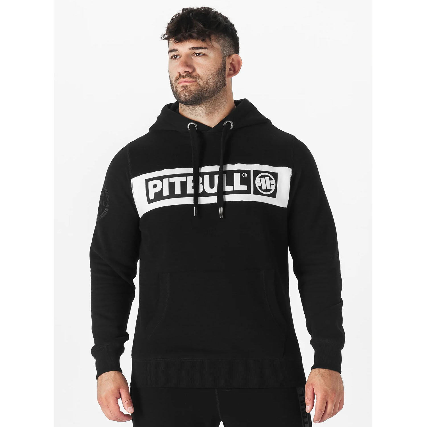 Pit Bull West Coast Hoody, Sherwood, schwarz, M