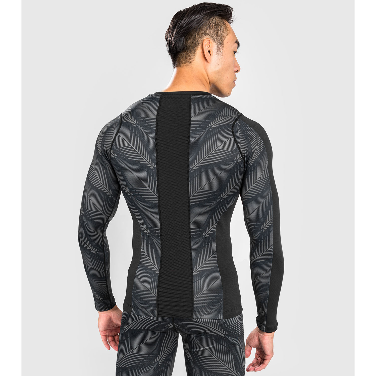 VENUM Rashguard, L/S, Phantom, black-red, XXL