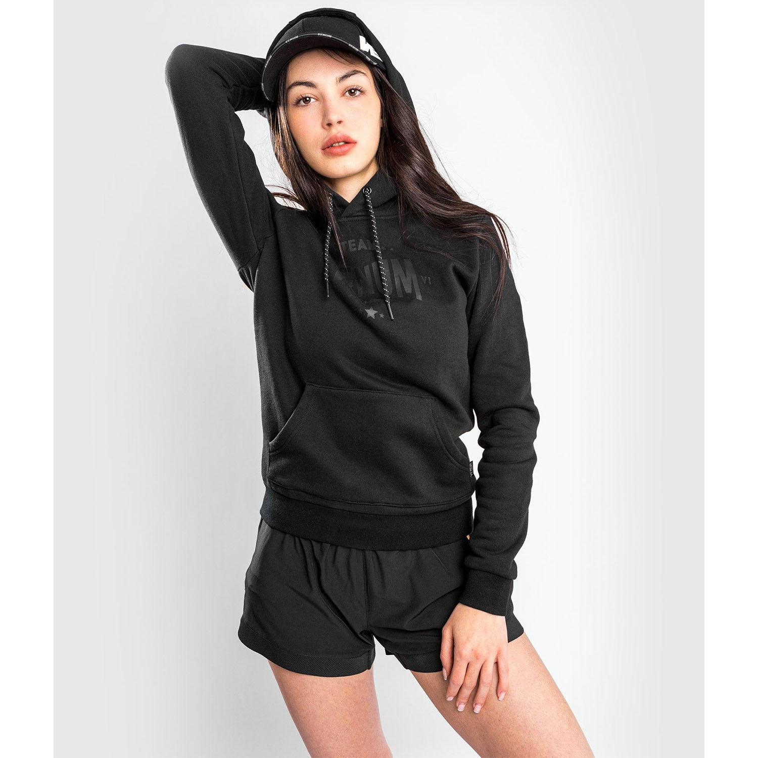 VENUM Hoody, Damen, Team 2.0, schwarz-schwarz, XS