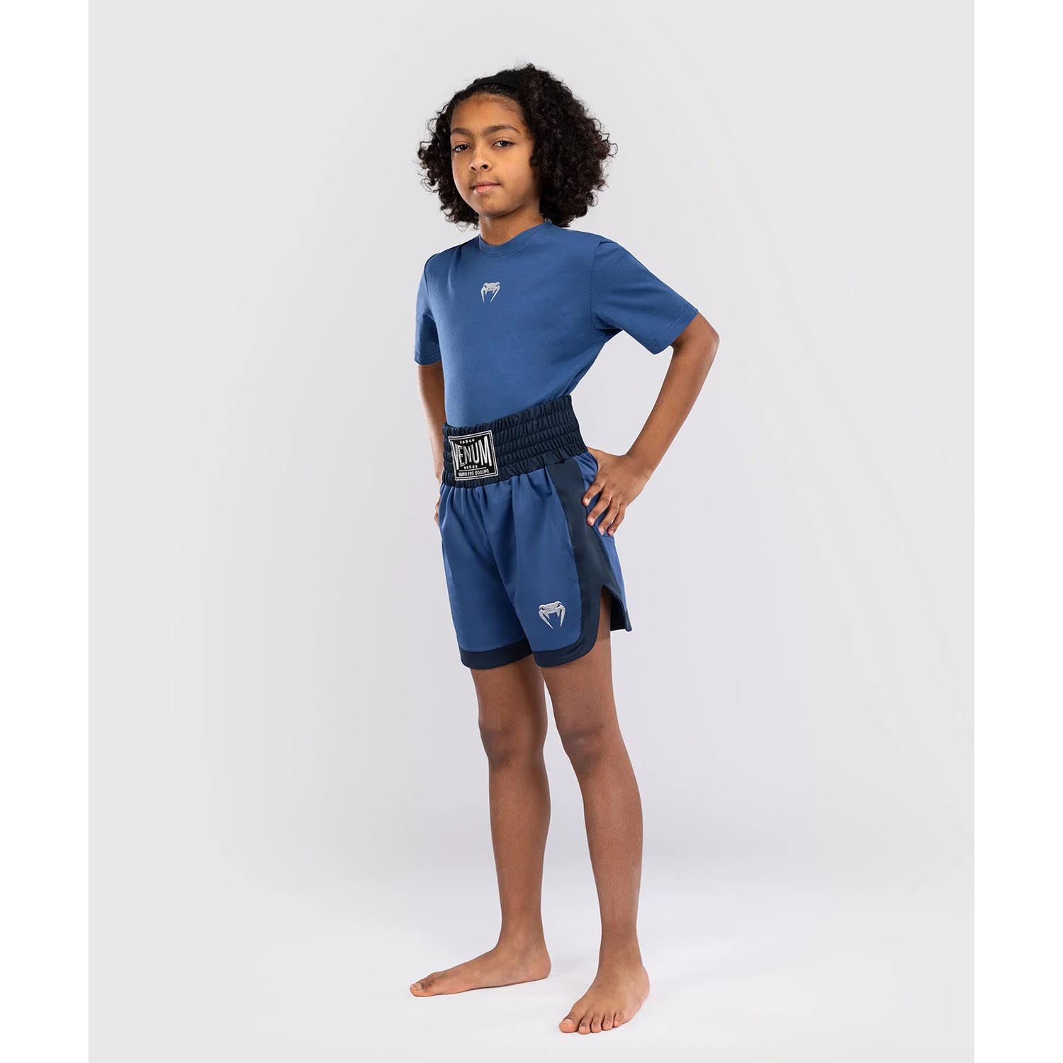 VENUM Boxing Shorts, Kids, Inferno, blue, 14 J