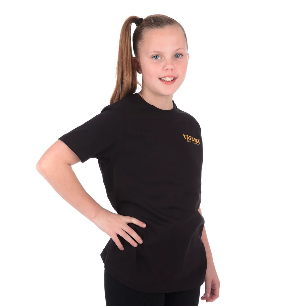 Tatami T-Shirt, Kids, Tiger Style, black, 12-13 J
