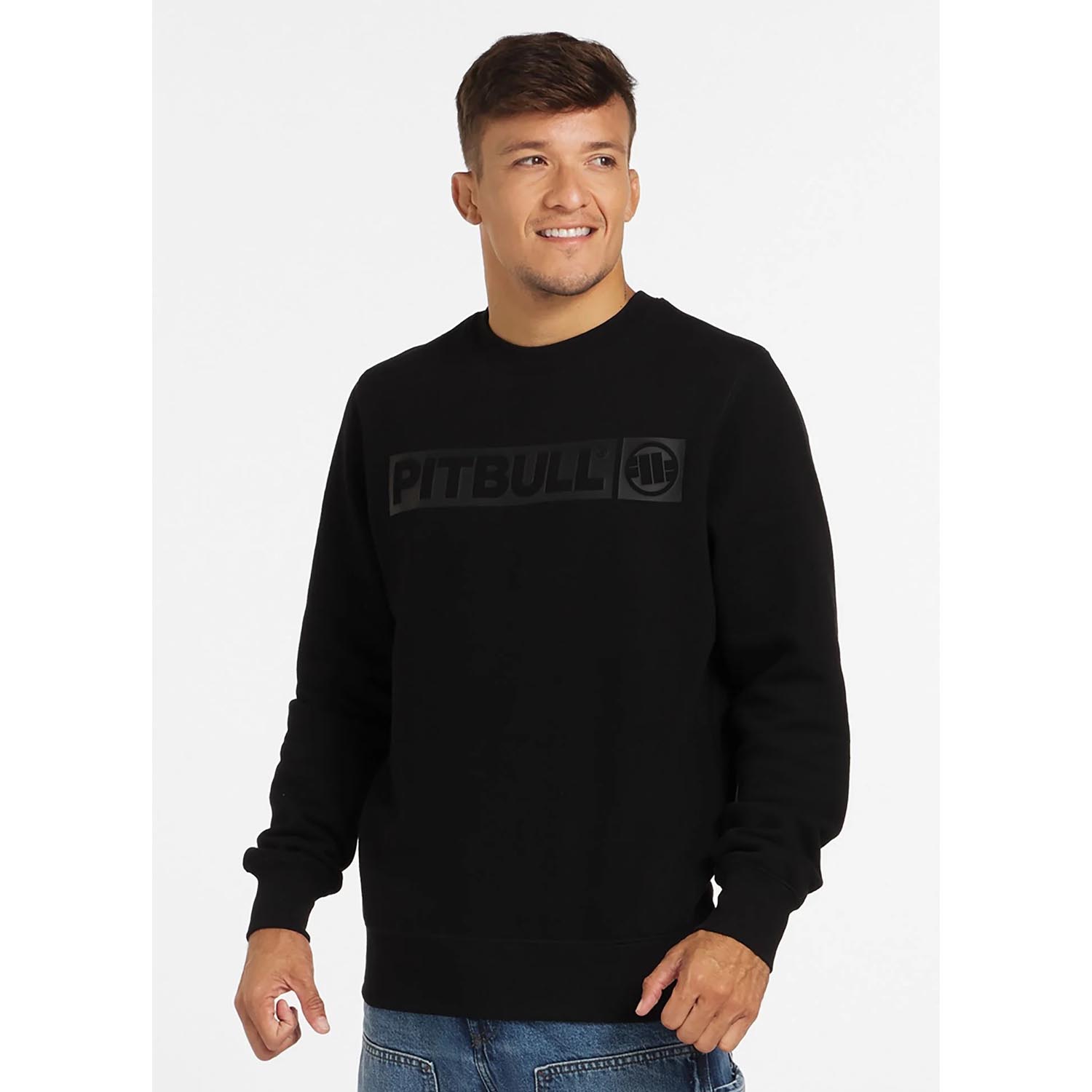 Pit Bull West Coast Crewneck, Hilltop, black, M