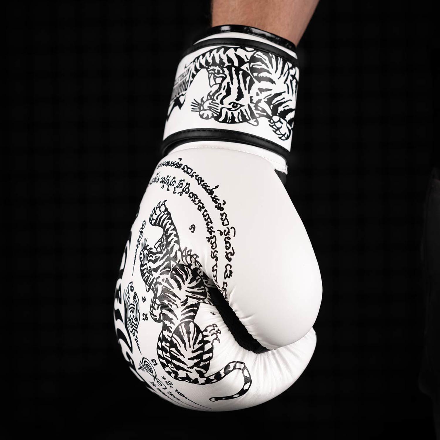 Phantom Athletics Boxing Gloves, Muay Thai, white, 10 Oz
