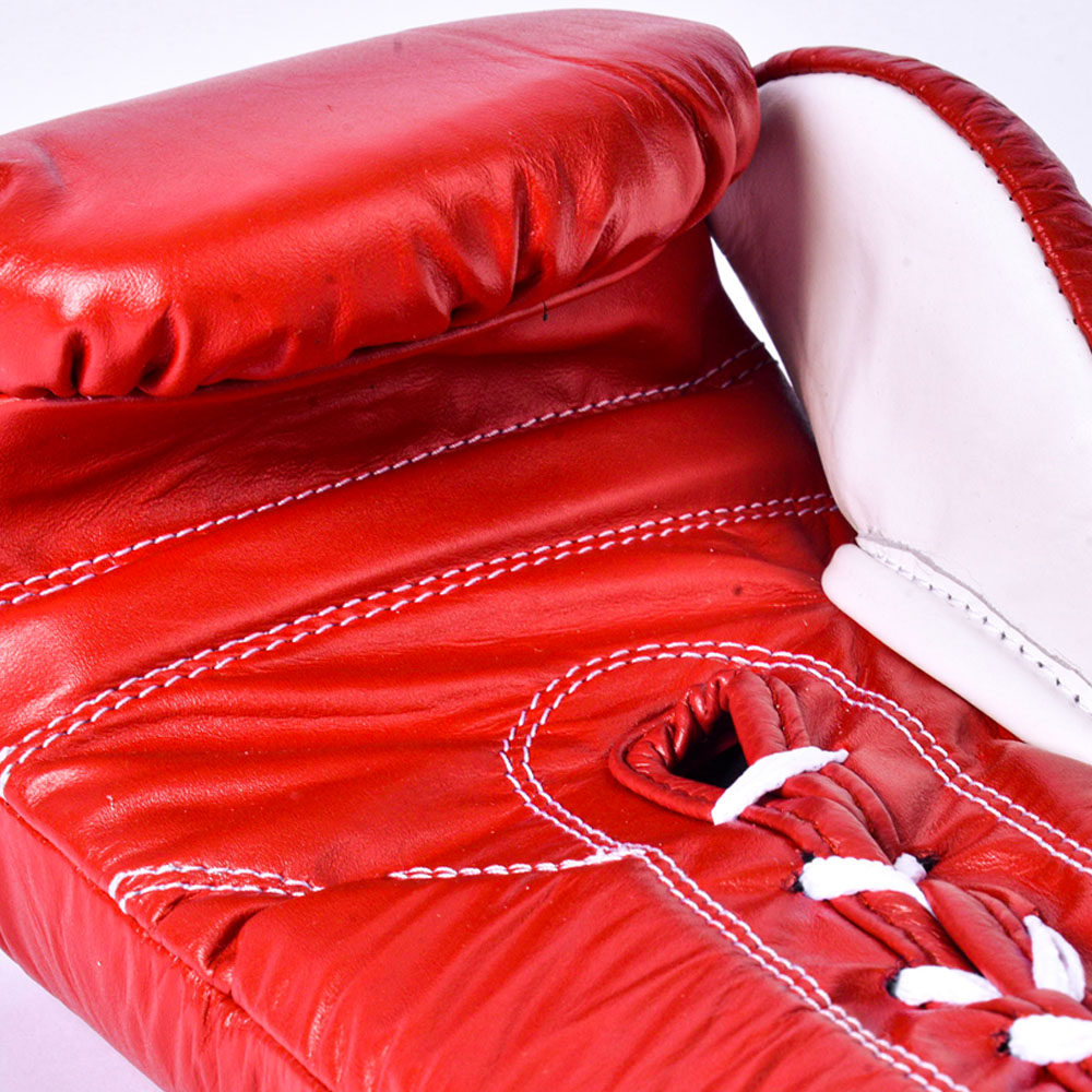 Cleto Reyes Boxing Gloves, Safetec Contest, red, 10 Oz