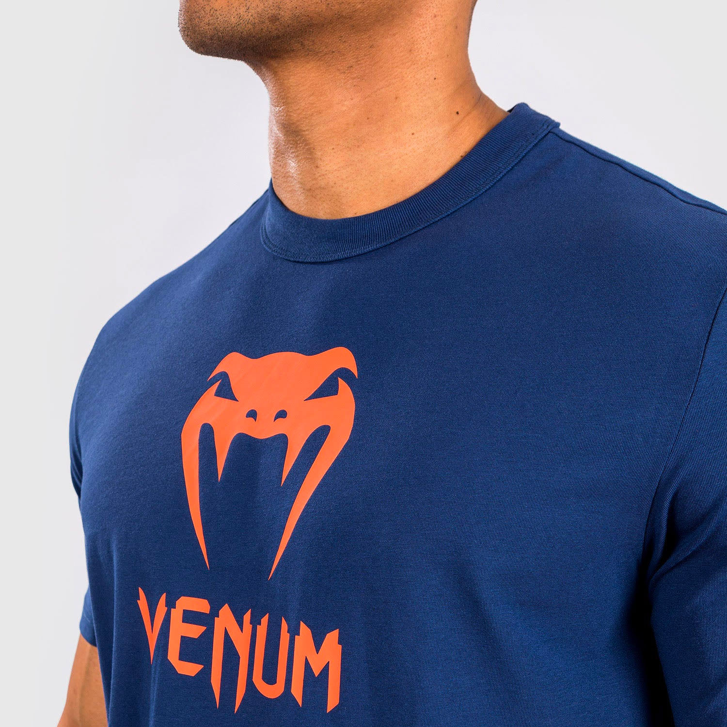 VENUM T-Shirt, Classic, navy-orange, S