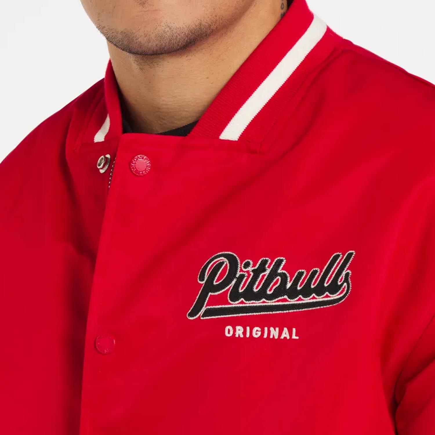 Pit Bull West Coast, Jacket, Seabridge Varsity, red, XL